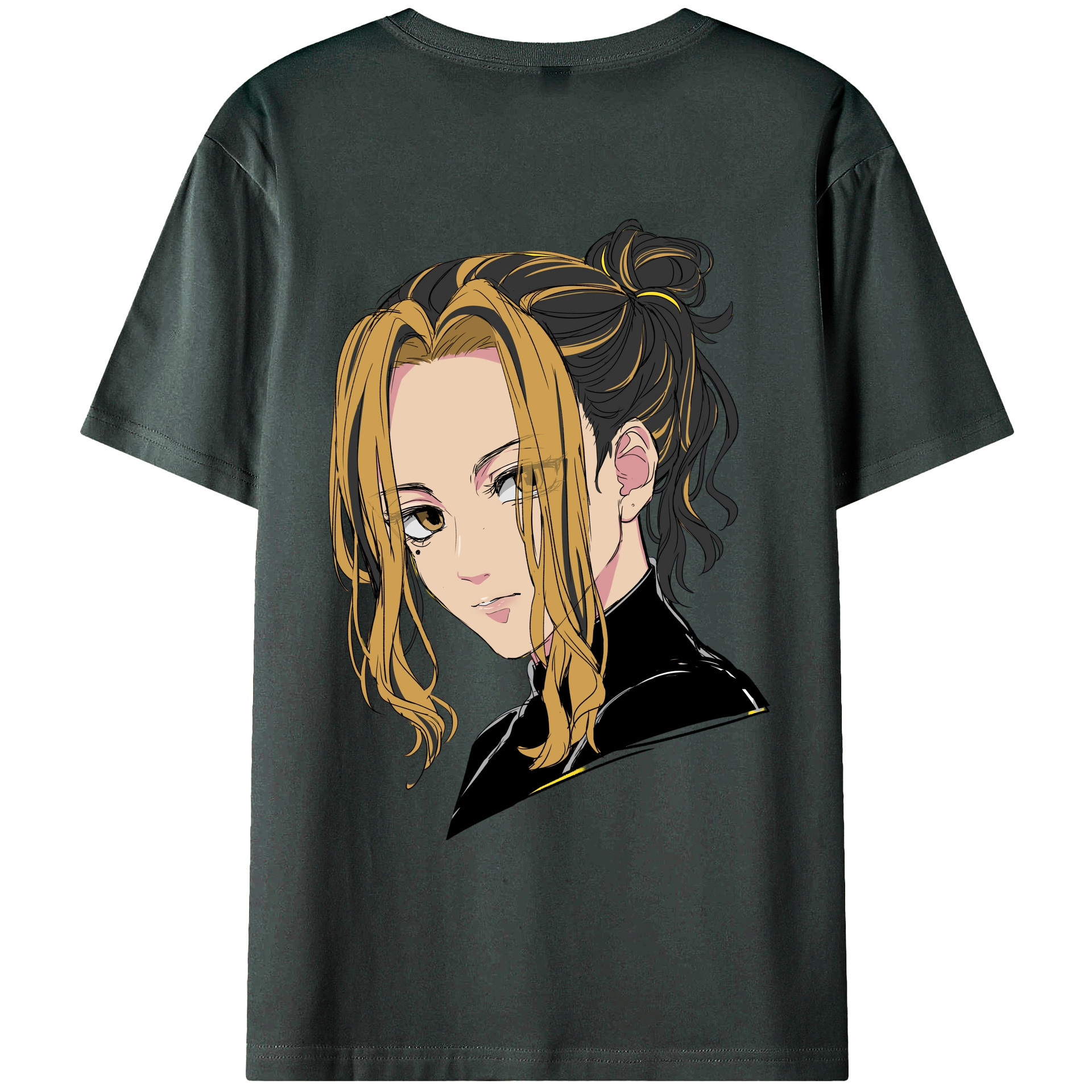 （画像用） 東京リベンジャーズ Tokyo Revengers 綿100％ メンズ半袖Tシャツ（バックプリント） 通気性